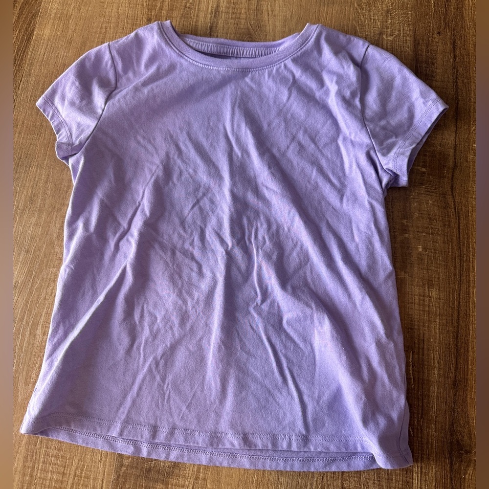 Wonder Nation Purple Short Sleeve Shirt Size M‎ (7-8)